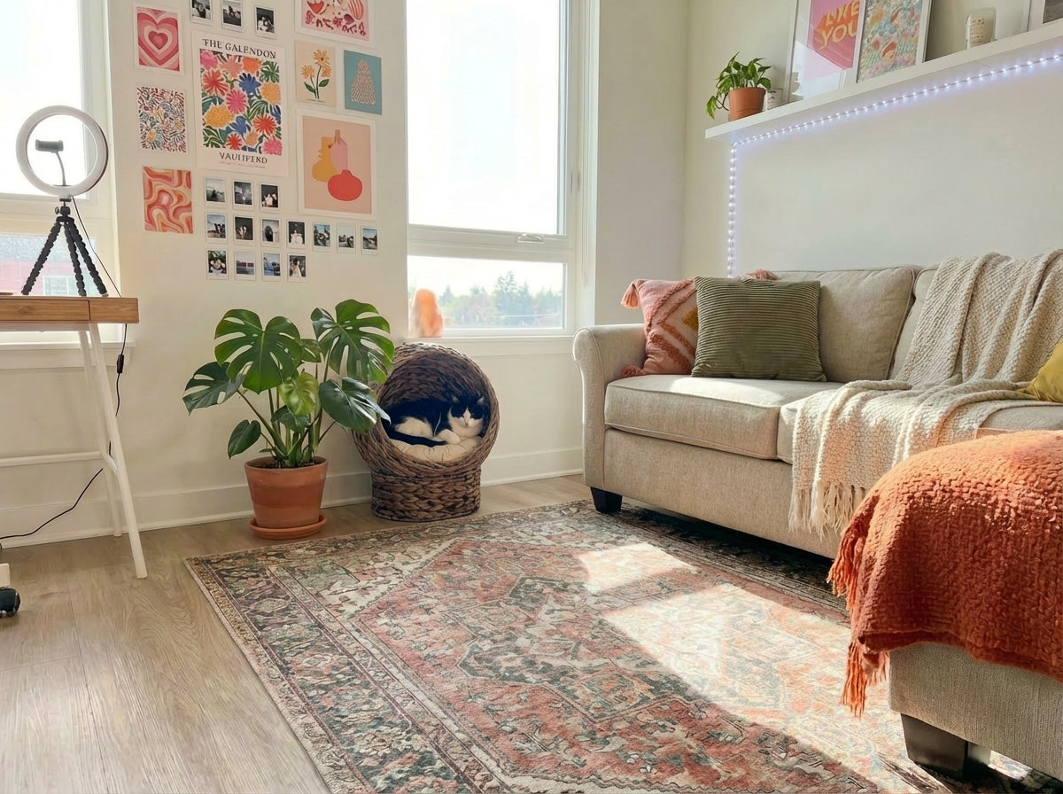 Woven Wicker Cat Nest