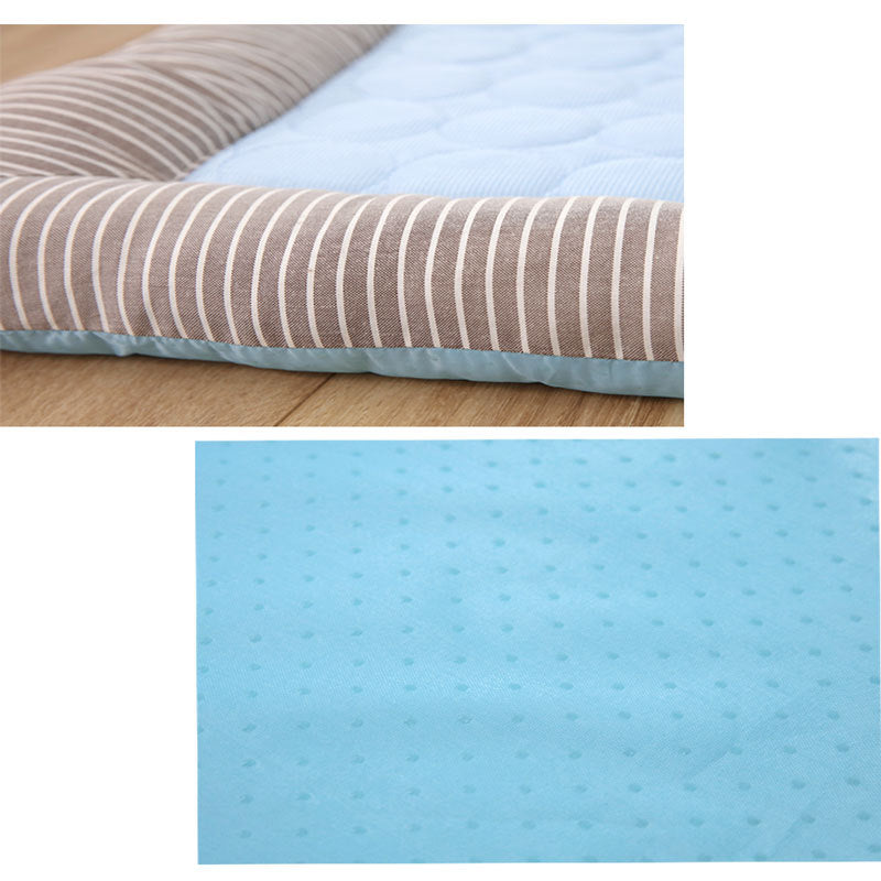 The ArcticPress Cooling Therapy Mat. Ice Silk Material Soft For Summer Sleeping  Blue Breathable