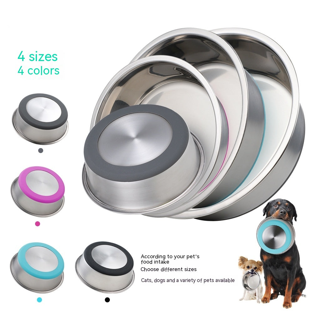 Non-Slip Stainless Steel Bowl