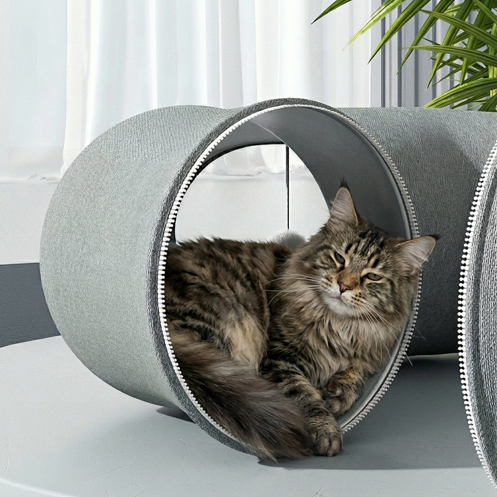 Donut Cat Tunnel Crawl Shelter