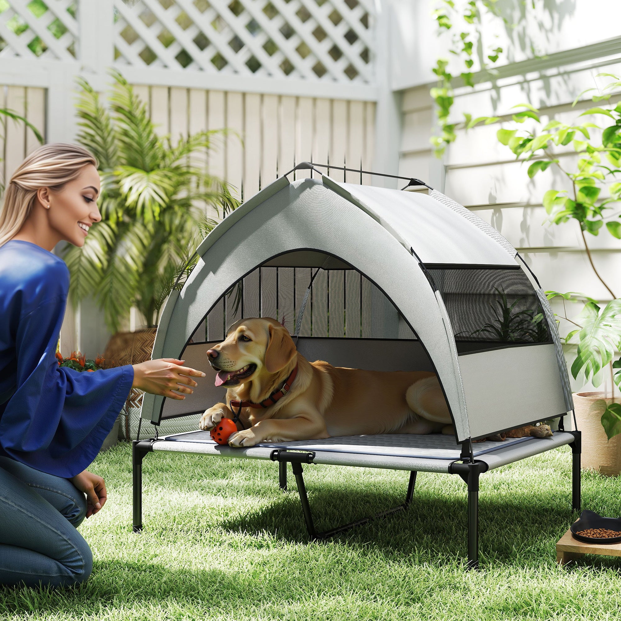 Elevated Cooling Tent The Ultimate Outdoor Summer Oasis