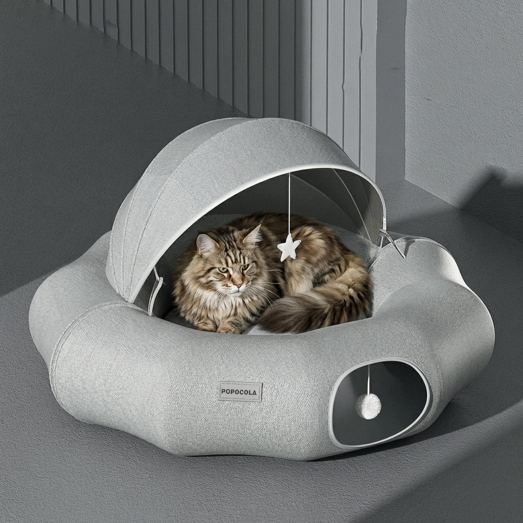 Donut Cat Tunnel Crawl Shelter