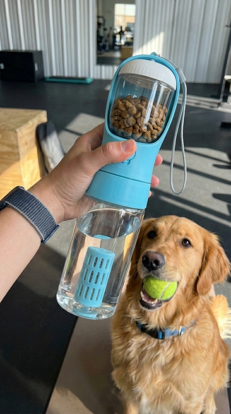 3-in-1 Travel Pet Water Bottle