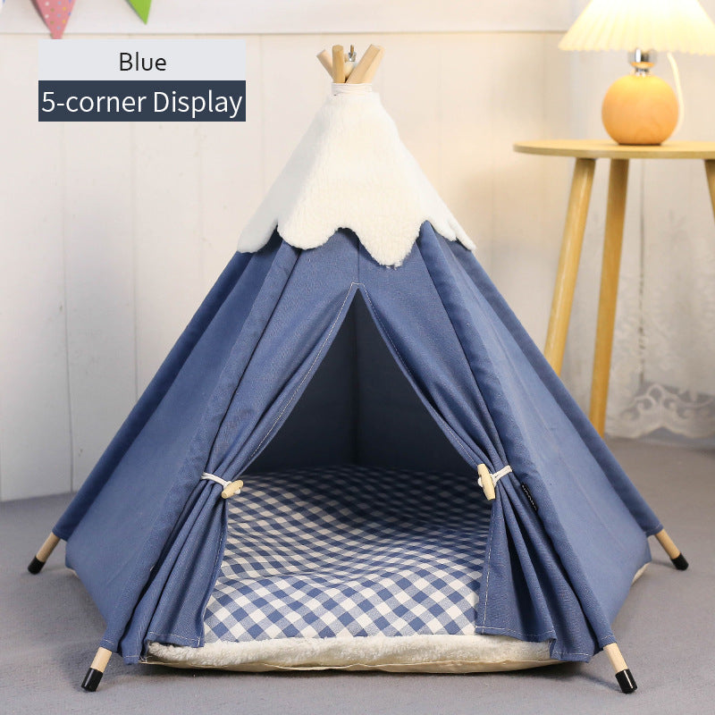 Cozy Canvas Pet Teepee