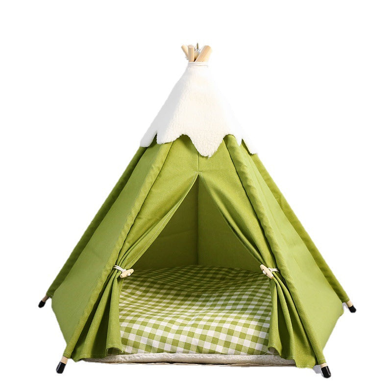 Cozy Canvas Pet Teepee