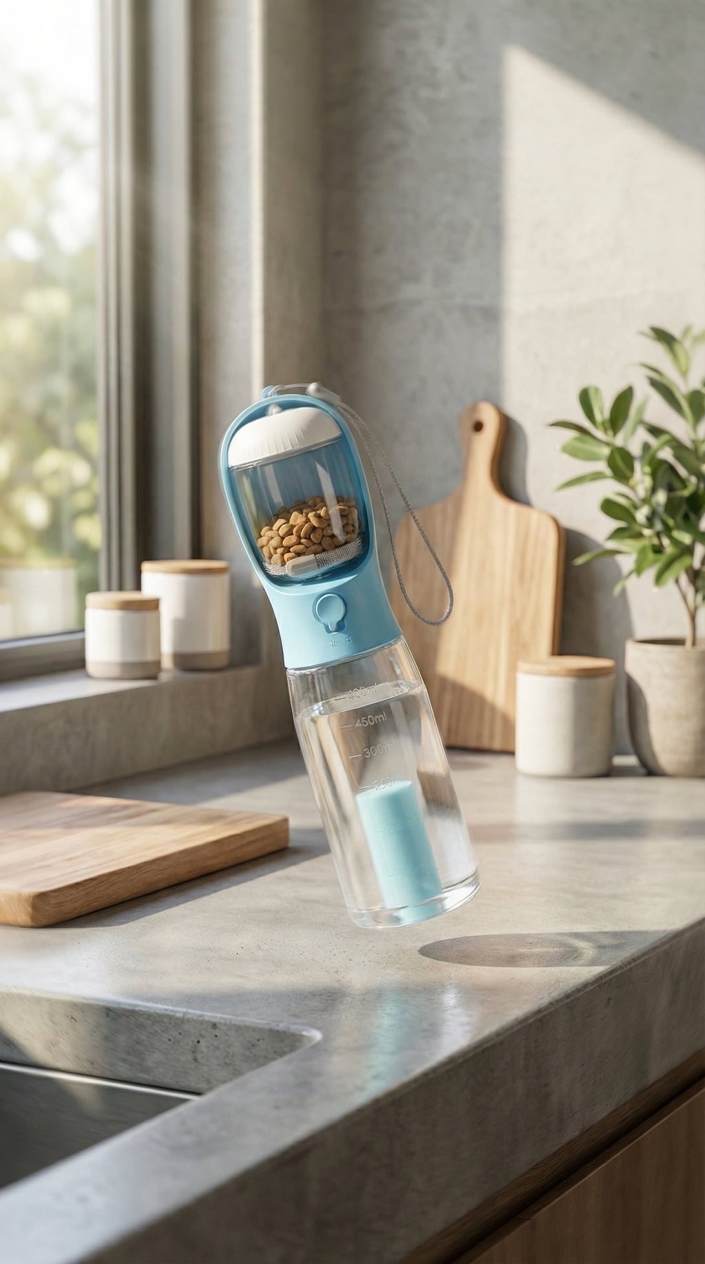 3-in-1 Travel Pet Water Bottle