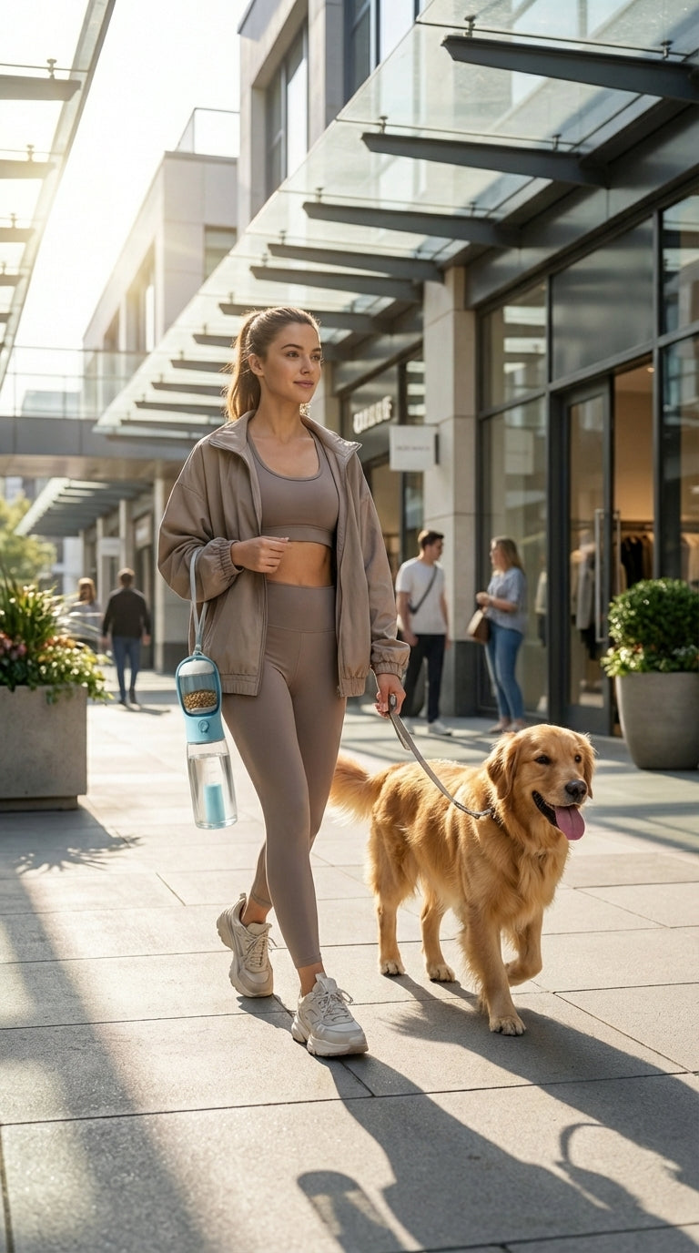 3-in-1 Travel Pet Water Bottle