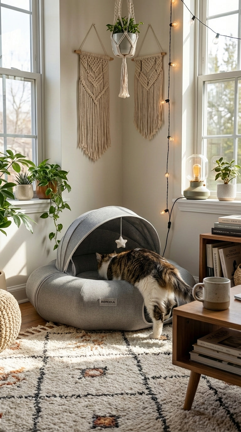 Donut Cat Tunnel Crawl Shelter