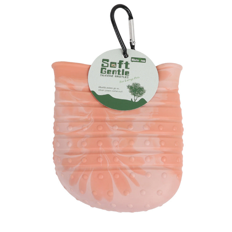 Gentle Silicone Paw Cleaner and  Brush